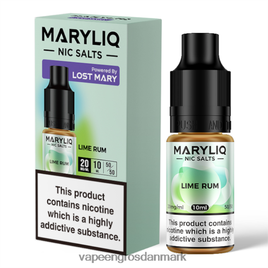 E Væske Med Nikotin lime rom RLD6X448 LOST MARY MARYLIQ nic salte - 10ml - 20mg