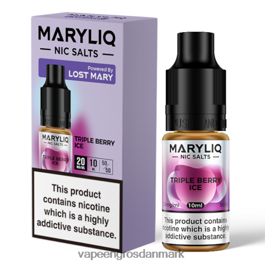 E Væske Med Nikotin tredobbelt bæris RLD6X458 LOST MARY MARYLIQ nic salte - 10ml - 20mg