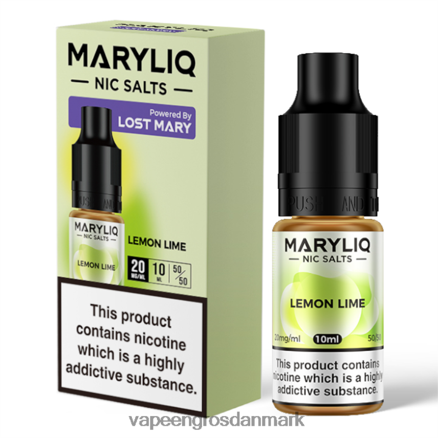 E Væske Med Smag citron lime RLD6X447 LOST MARY MARYLIQ nic salte - 10ml - 20mg