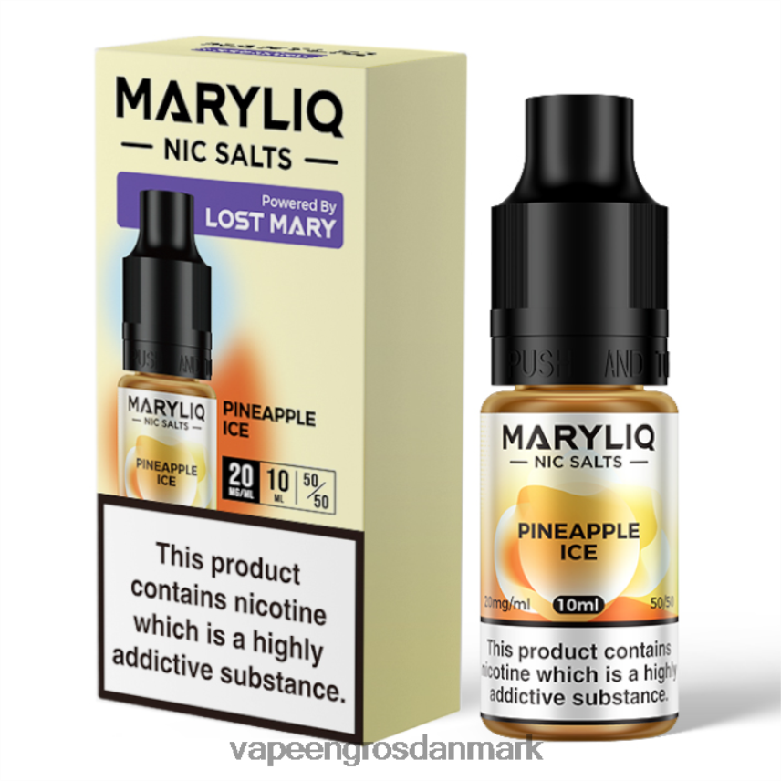 Vape Engros Danmark ananas is RLD6X452 LOST MARY MARYLIQ nic salte - 10ml - 20mg