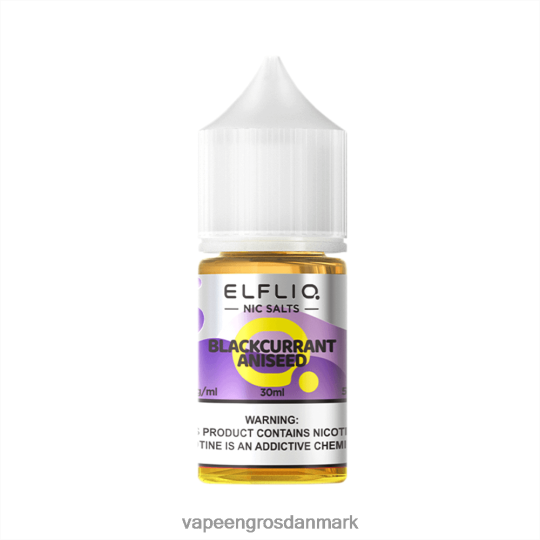 E Væske Aalborg - ELFBAR ELFLIQ Nic salt 30 ml Blackcurrant Aniseed 4HP0849