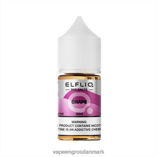 E Væske Aalborg - ELFBAR ELFLIQ Nic salt 30 ml drue 4HP08419