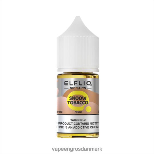 E Væske Med Smag - ELFBAR ELFLIQ Nic salt 30 ml Snoow tobak 4HP08427