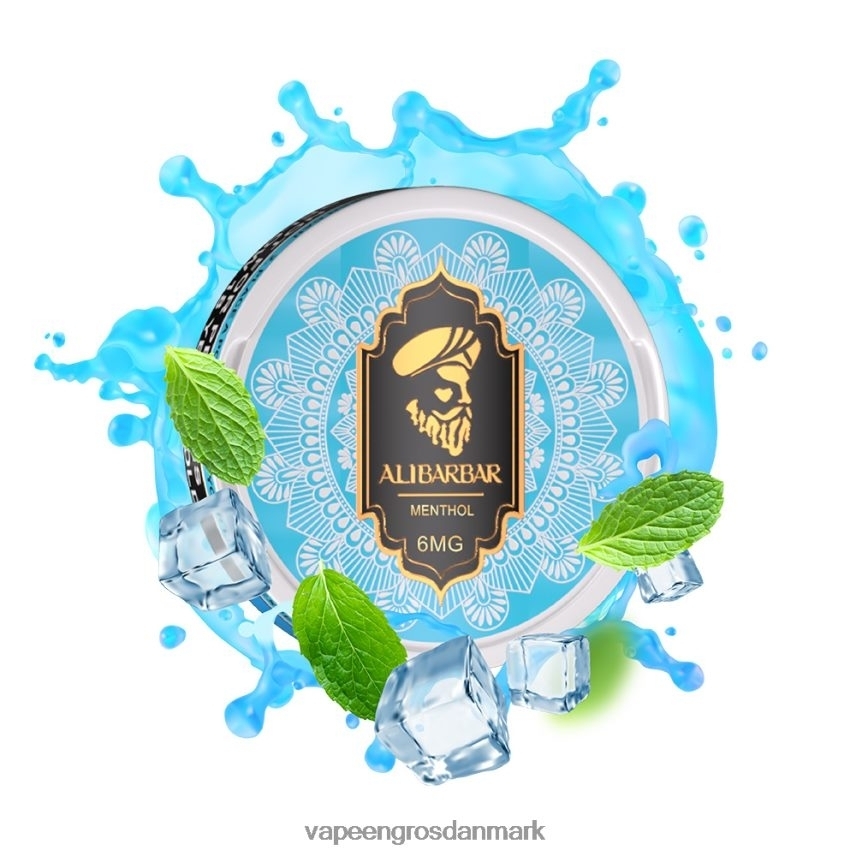 Vape Wholesale København menthol RLD6X63 ALIBARBAR nikotinpose
