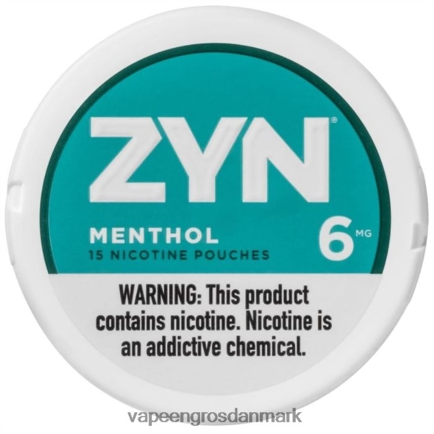 Vape Wholesale København menthol RLD6X23 ZYN nikotinpose 6mg
