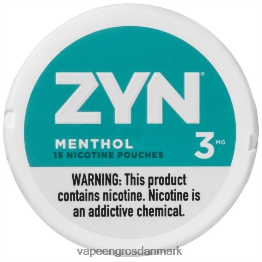 Vape Wholesale København menthol RLD6X33 ZYN nikotinpose 3mg