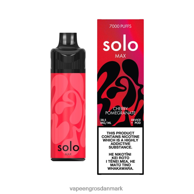 Vape Wholesale Helsingør - Solo MAX pod kit kirsebær granatæble LFBTL66