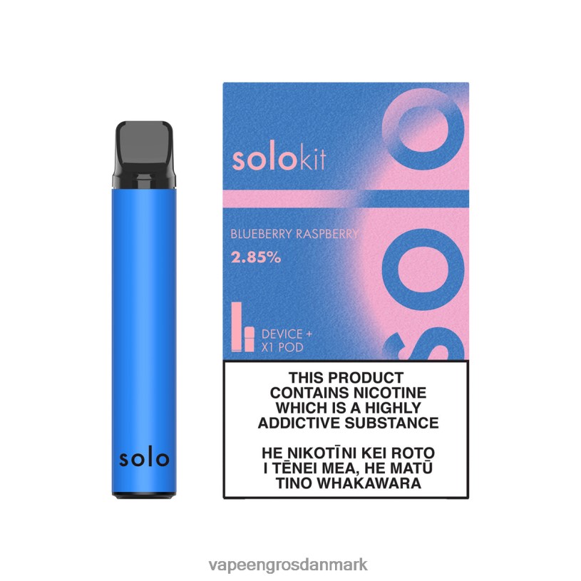 Vape Wholesale København - Solo pod kit blåbær hindbær LFBTL43