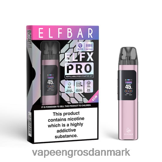 Vape Wholesale In Denmark - ELFBAR ELFX Pro Åben pod -enhed lyserød 4HP0844