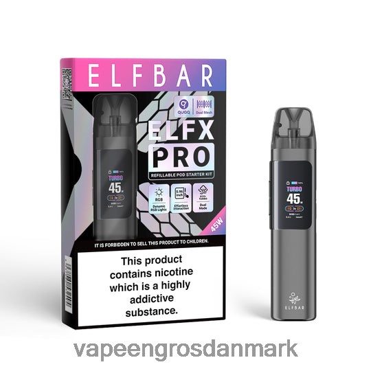 Vape Wholesale København - ELFBAR ELFX Pro Åben pod -enhed grå 4HP0843